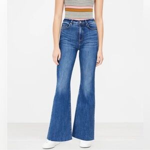Women's Blue Flared Jeans